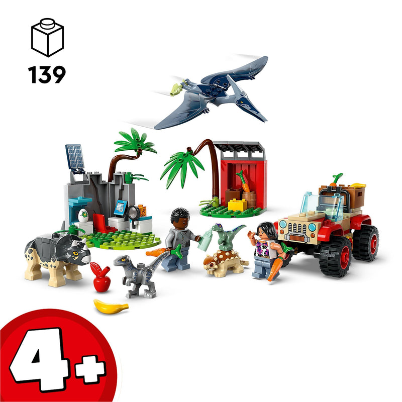 LEGO Jurassic World 76963 Baby Dinosaur Rescue Centre Set