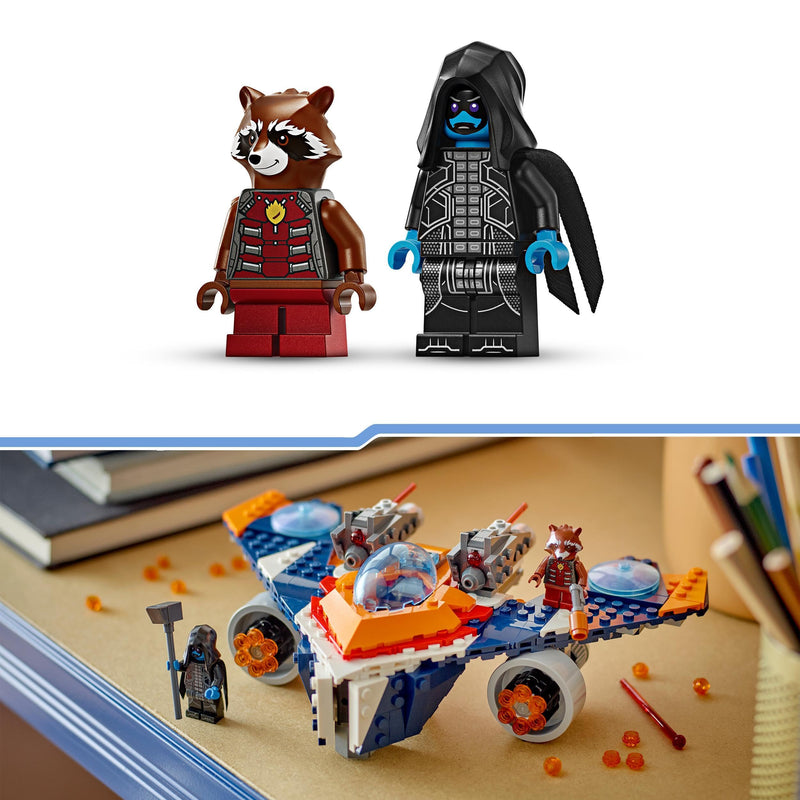 LEGO Marvel 76278 Rocket’s Warbird vs. Ronan Set