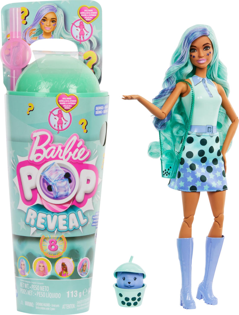 Barbie Pop Reveal Bubble Tea Series Green Tea Doll