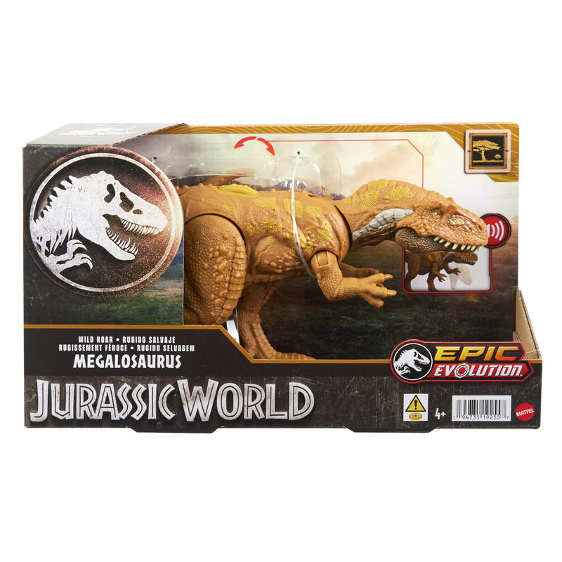 Jurassic World Wild Roar Megalosaurus Dinosaur Figure