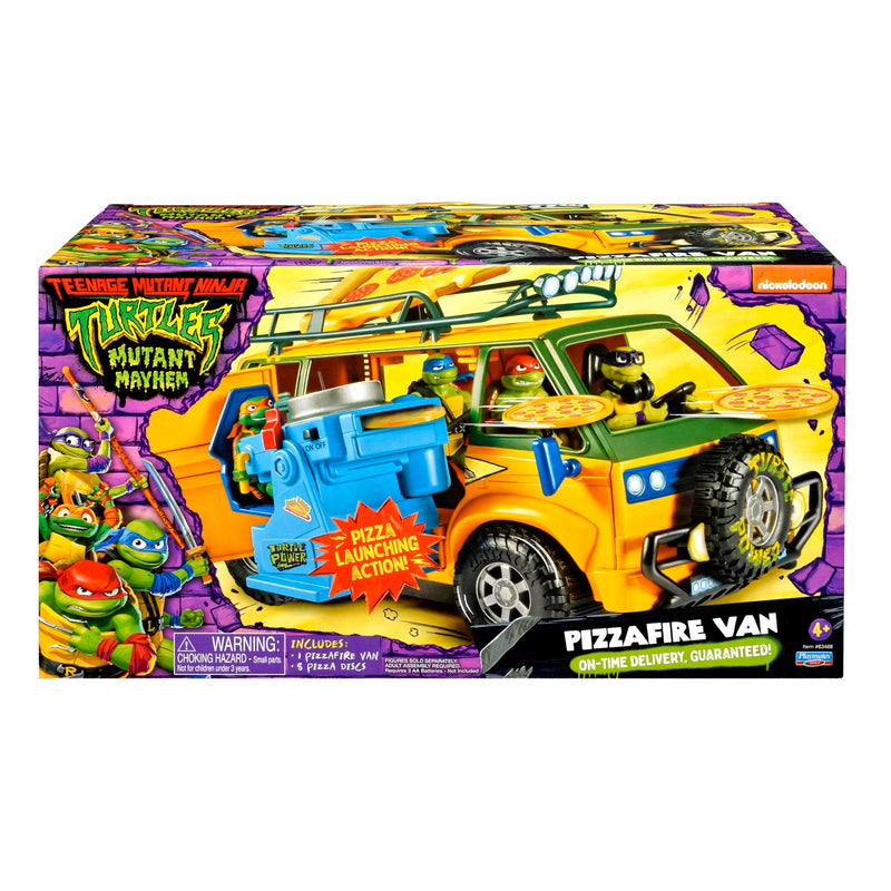 Teenage Mutant Ninja Turtles Mutant Mayhem - Pizza Fire Delivery Van Playset