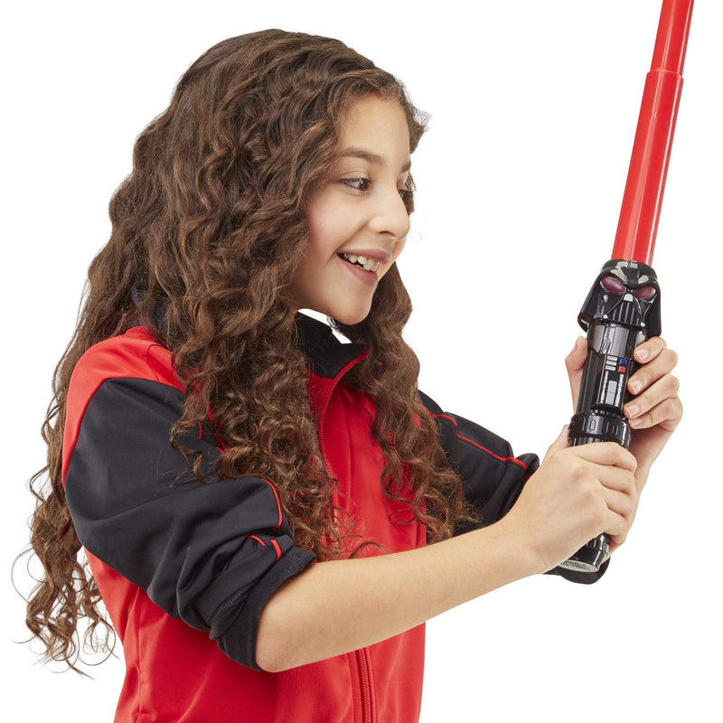 Star Wars Lightsaber Squad Darth Vader Extendable Red Lightsaber