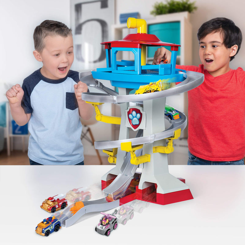 PAW Patrol True Metal Adventure Bay Rescue Lookout Tower with 2 Vehicles