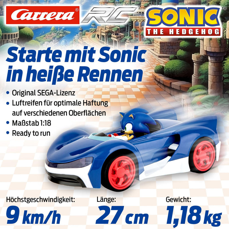 1:20 Sonic The Hedgehog Carrera Radio Control Car