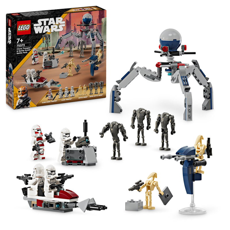 LEGO Star Wars 75372 Clone Trooper & Battle Droid Battle Pack