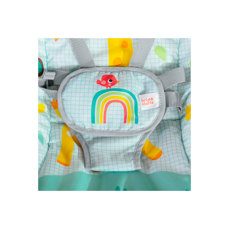 Bright Starts Infant to Toddler Baby Rocker Wild Vibes