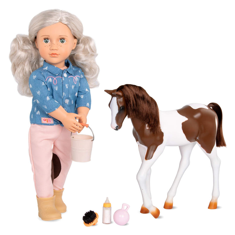 Our Generation Doll Yanira with Pet Foal Set