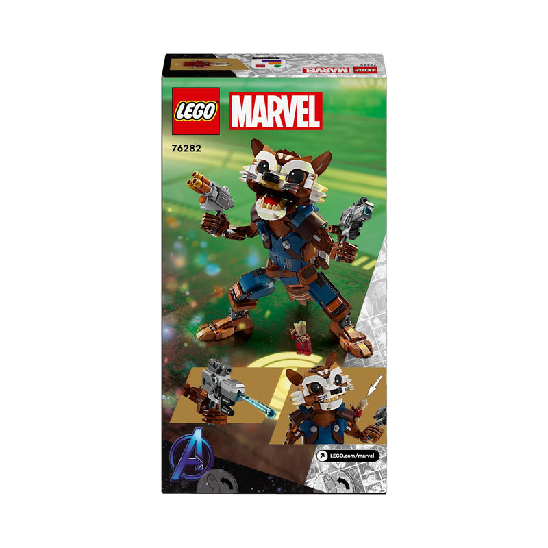 LEGO Marvel 76282 Marvel Rocket & Baby Groot Buildable Toy Set