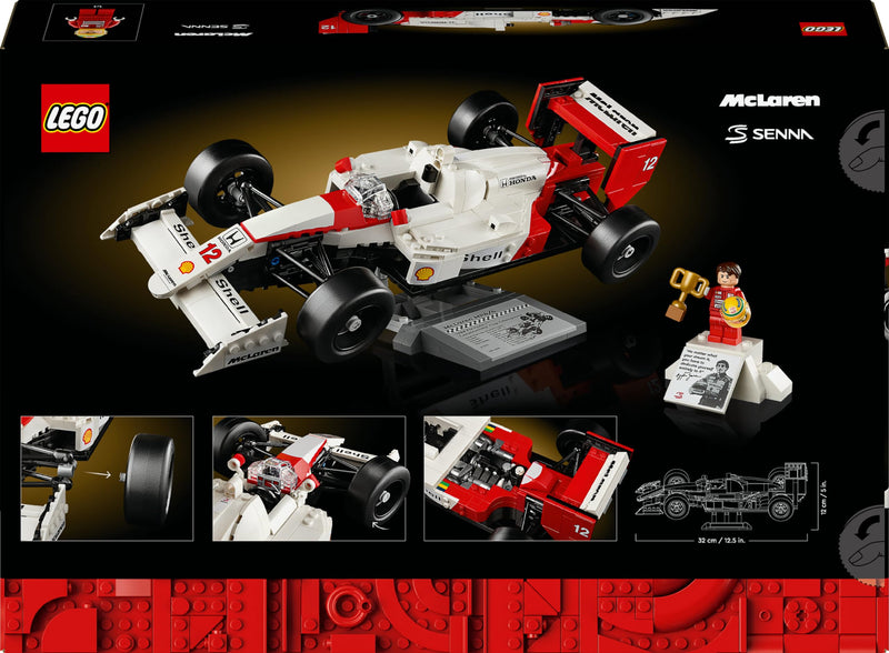 LEGO Icons 10330 McLaren MP4/4 & Ayrton Senna Set for Adults