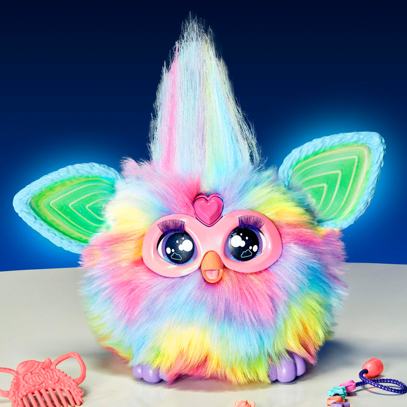 Furby Interactive Tie Dye Plush Toy