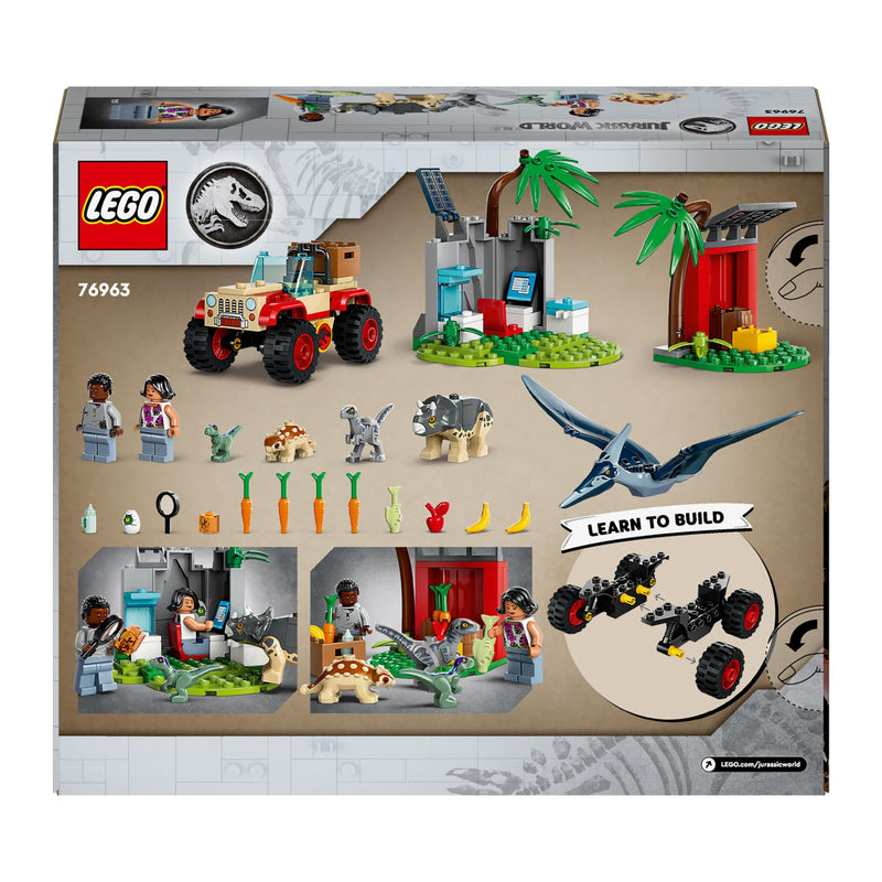 LEGO Jurassic World 76963 Baby Dinosaur Rescue Centre Set