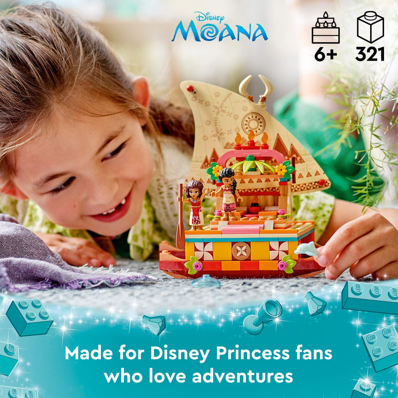 LEGO Disney Princess 43210 Moana's Wayfinding Boat Toy