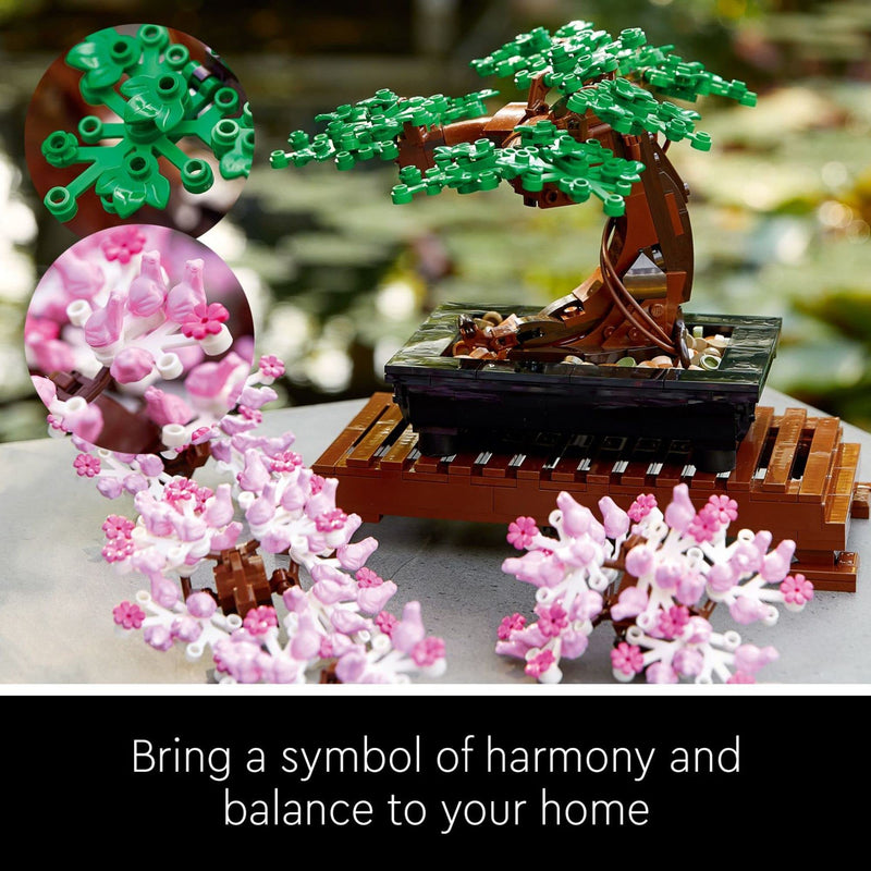 LEGO Icons 10281 Botanical Collection Bonsai Tree Flowers Set for Adults