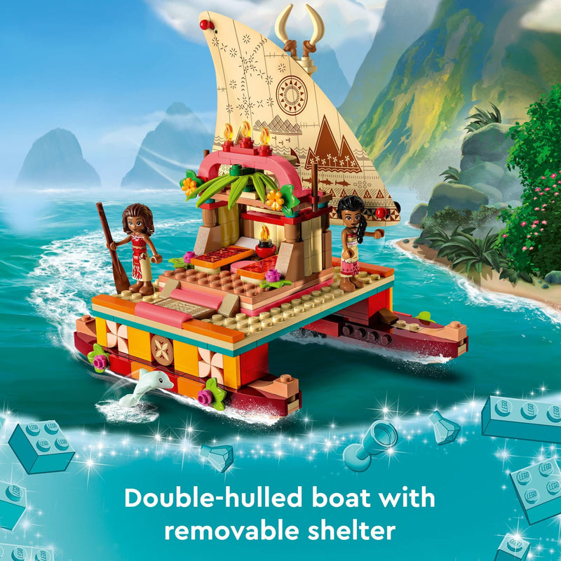 LEGO Disney Princess 43210 Moana's Wayfinding Boat Toy