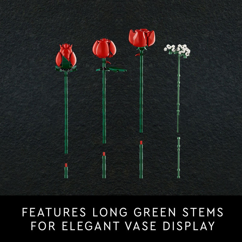 LEGO Icons 10328 Bouquet of Roses Flowers Set for Adults