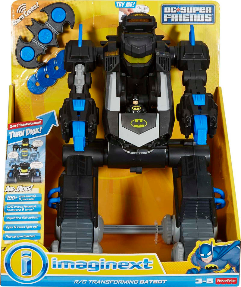 Imaginext DC Super Friends Remote Control Transforming Batbot