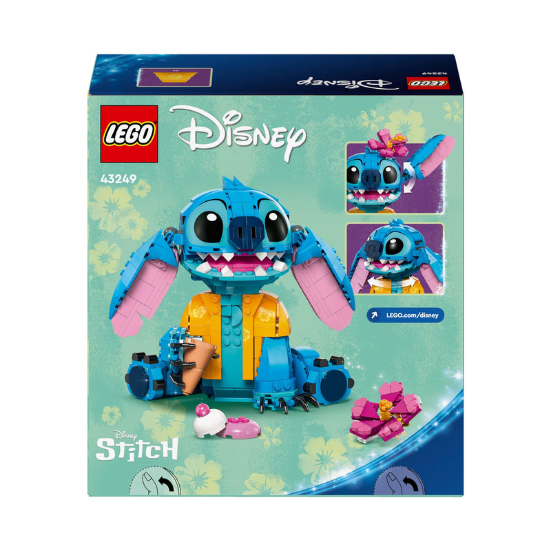 LEGO Disney 43249 Stitch Buildable Kids Toy Playset