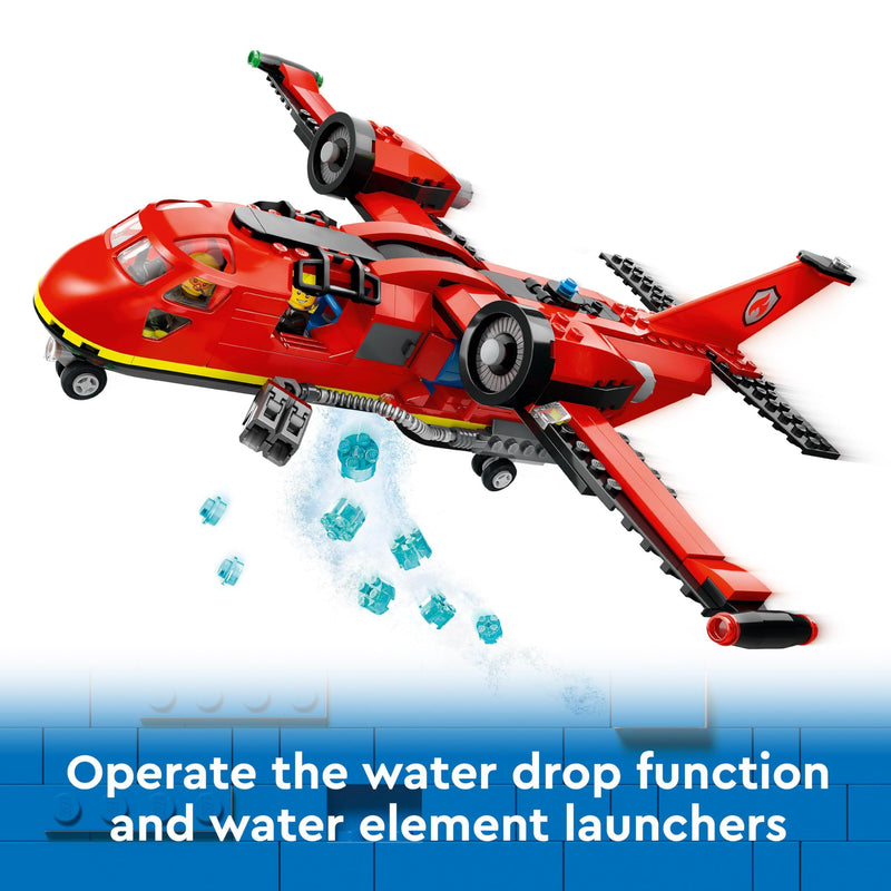 LEGO City 60413 Fire Rescue Plane Toy for Kids