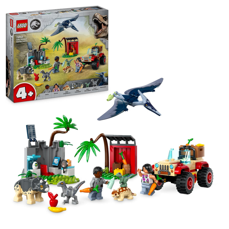 LEGO Jurassic World 76963 Baby Dinosaur Rescue Centre Set