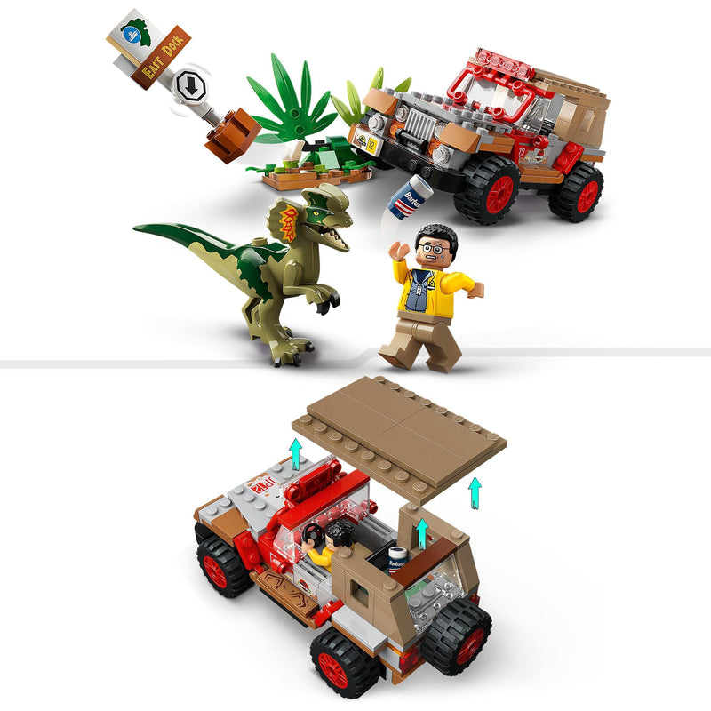 LEGO Jurassic Park 76958 Dilophosaurus Ambush Dinosaur Jurassic World Set