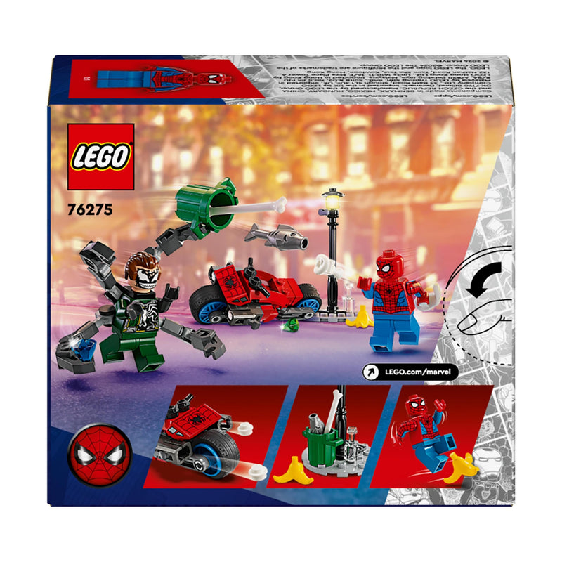 LEGO Marvel 76275 Motorcycle Chase: Spider-Man vs. Doc Ock Set