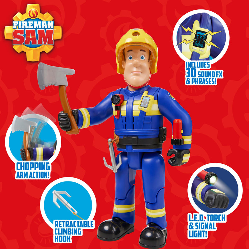 Ultimate Hero Electronic Fireman Sam Figure