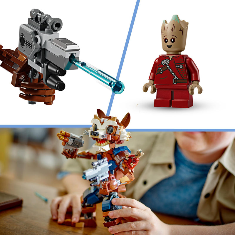 LEGO Marvel 76282 Marvel Rocket & Baby Groot Buildable Toy Set