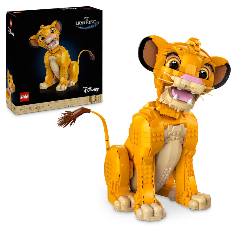 LEGO Disney 43247 Young Simba the Lion King Set for Adults