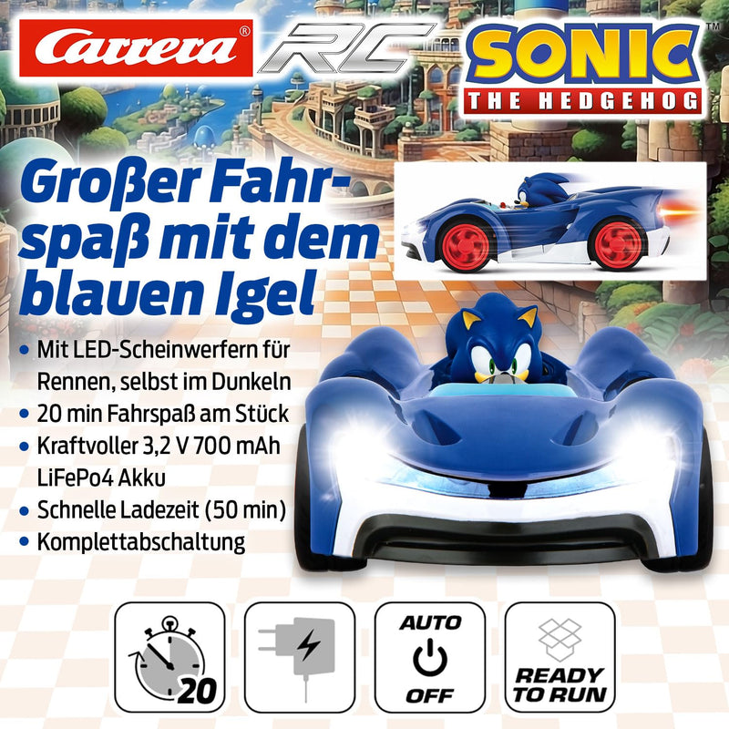 1:20 Sonic The Hedgehog Carrera Radio Control Car