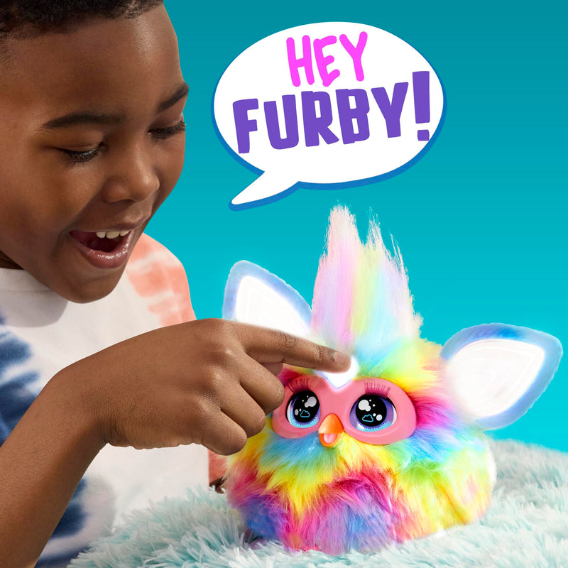 Furby Interactive Tie Dye Plush Toy