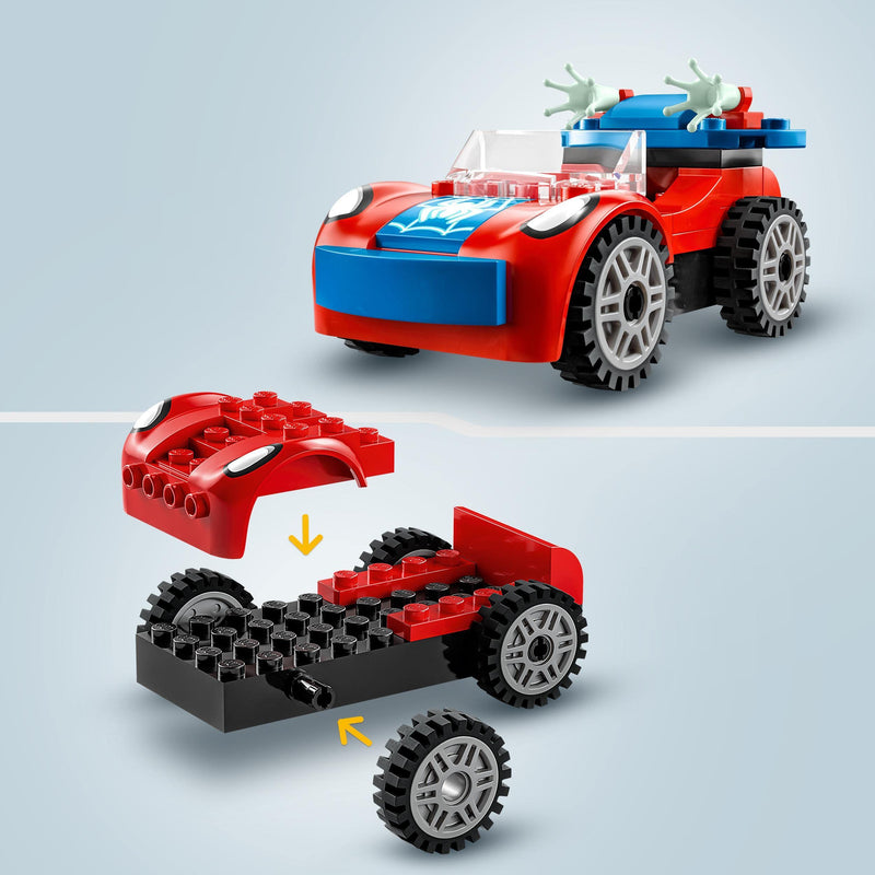 LEGO Marvel 10789 Spidey and His Amazing Friends Spider-Man's Car and Doc Ock Set