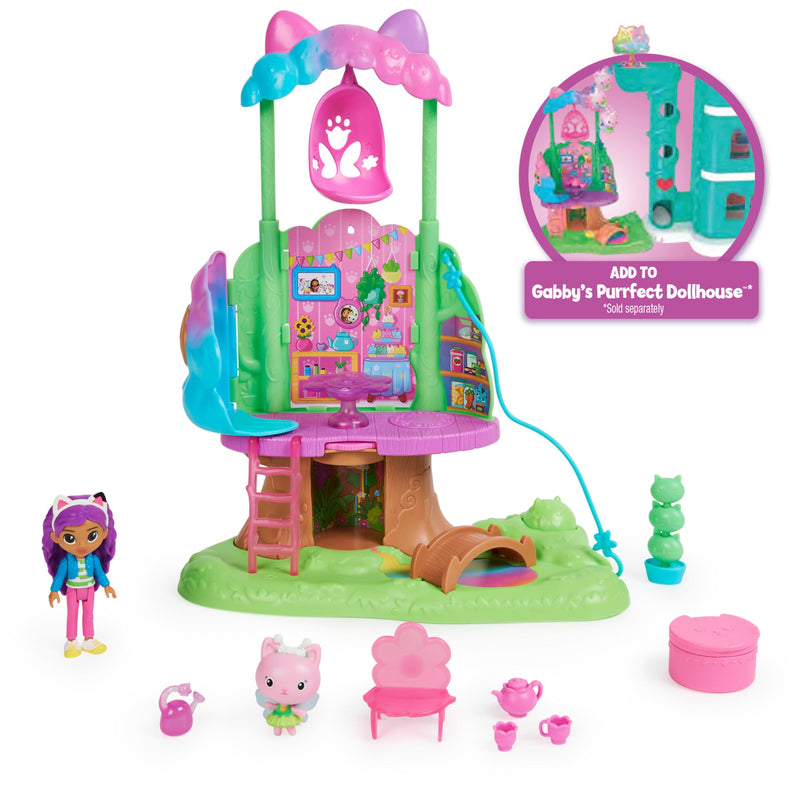 Gabby's Dollhouse Kitty Fairy's Garden Treehouse