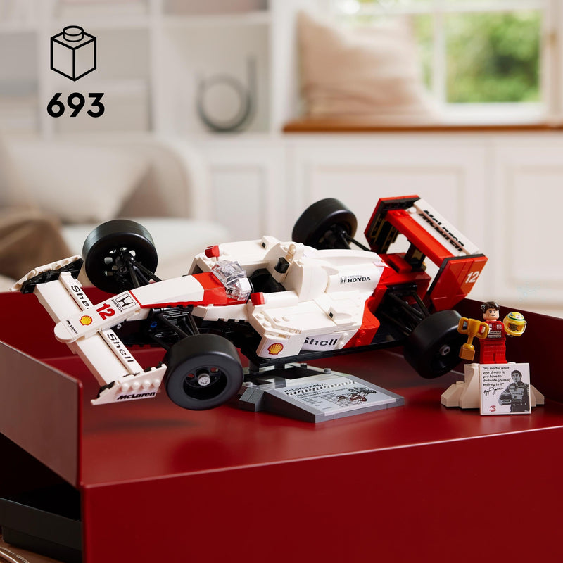 LEGO Icons 10330 McLaren MP4/4 & Ayrton Senna Set for Adults