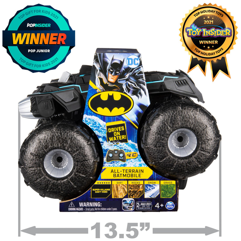 Batman All-Terrain Batmobile Remote Control 1:15 Water-Resistant Vehicle