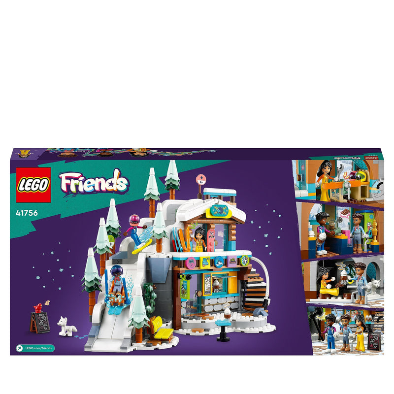 LEGO Friends 41756 Holiday Ski Slope and Café Winter Set