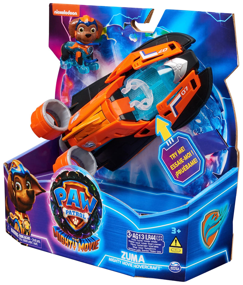 PAW Patrol: The Mighty Movie Zuma's Mighty Movie Hovercraft Toy