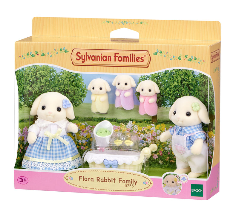 Sylvanian Families Flora Rabbit Family