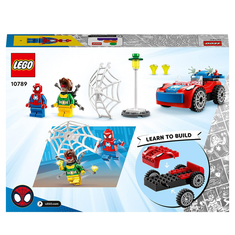 LEGO Marvel 10789 Spidey and His Amazing Friends Spider-Man's Car and Doc Ock Set