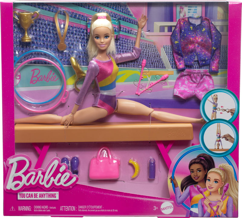 Barbie Gymnastics Doll and Playset