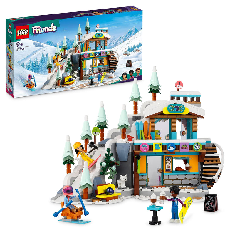 LEGO Friends 41756 Holiday Ski Slope and Café Winter Set