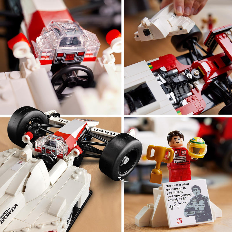 LEGO Icons 10330 McLaren MP4/4 & Ayrton Senna Set for Adults