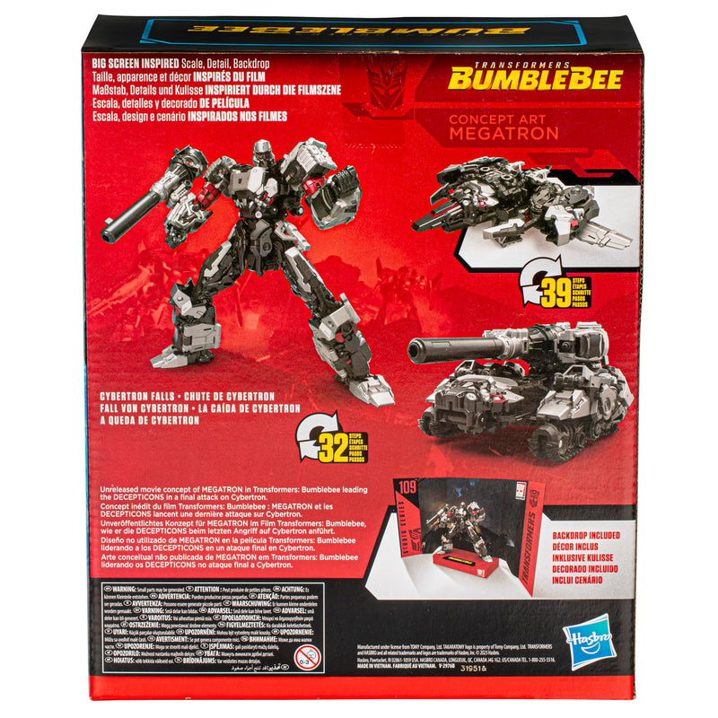 Transformers Studio Series Bumblebee 109 Concept Art Megatron Action Figure