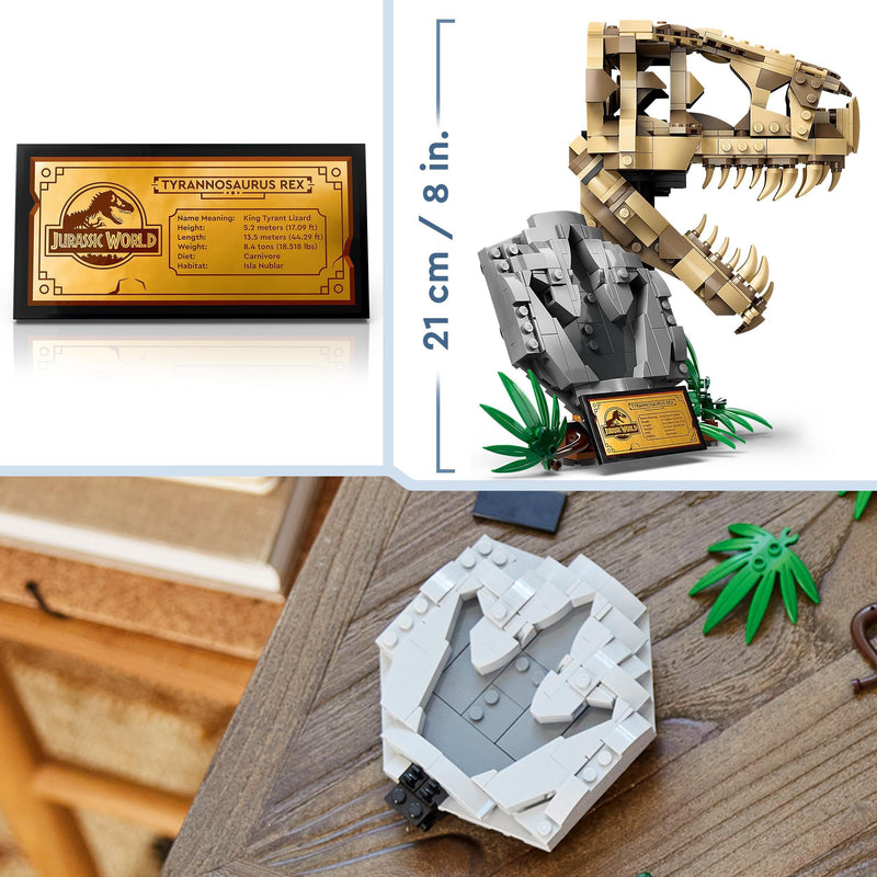 LEGO Jurassic World 76964 Dinosaur Fossils: T. Rex Skull Set