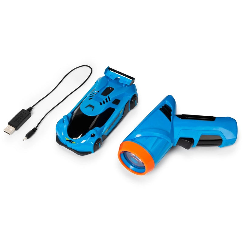 Remote Control Air Hogs Zero Gravity Laser Racer Blue Car