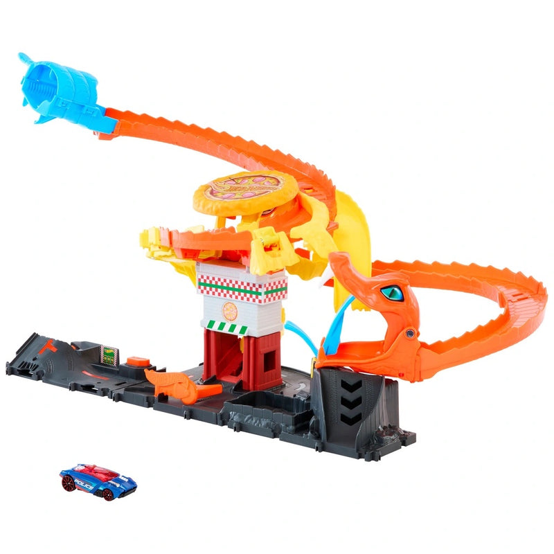 Hot Wheels City Let's Race Netflix - Cobra Slam Pizza Attack Set