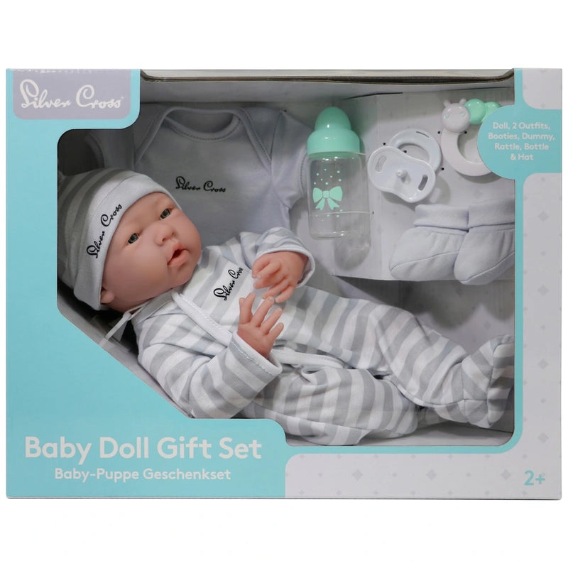 La Newborn Realistic Baby Doll with Accessories  - 39cm