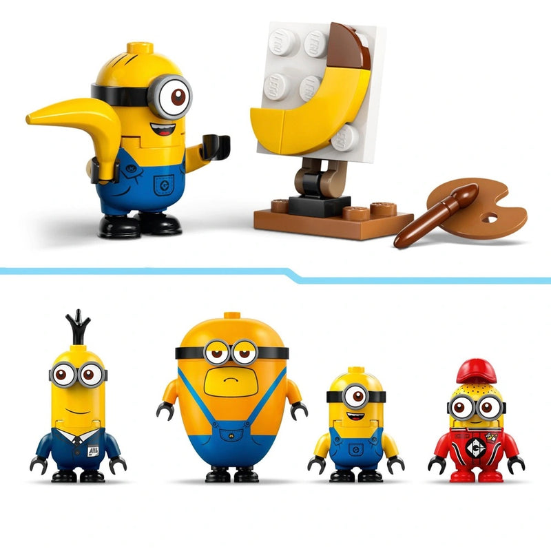 LEGO Despicable Me 75580 Minions and Banana Car Toy Set