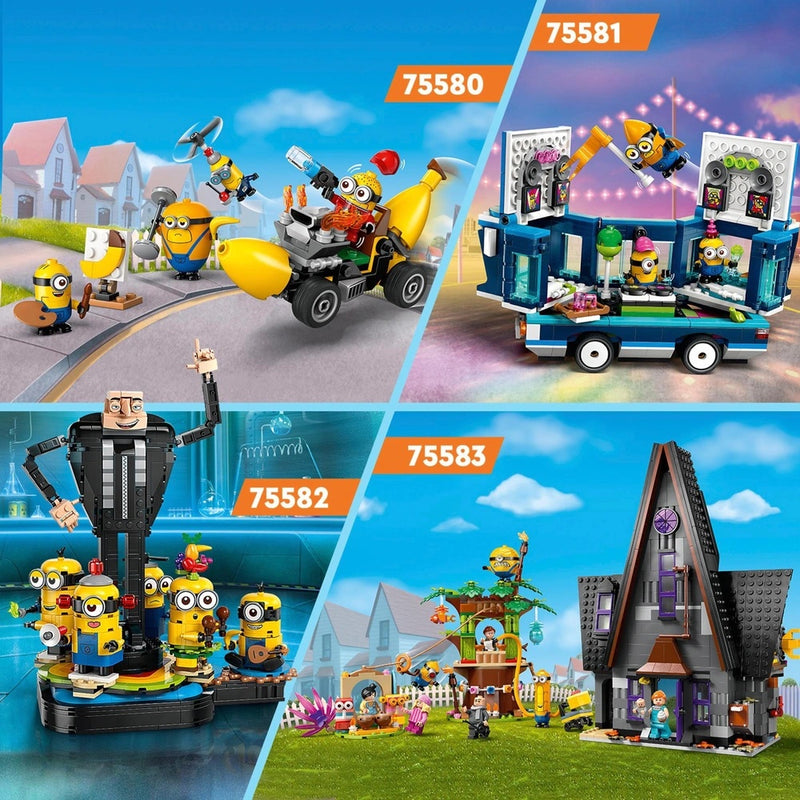 LEGO Despicable Me 75580 Minions and Banana Car Toy Set