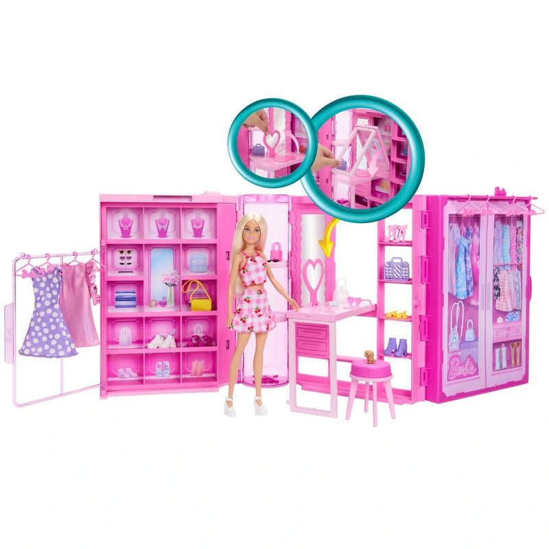 Barbie Dream Closet with Doll and Accessories