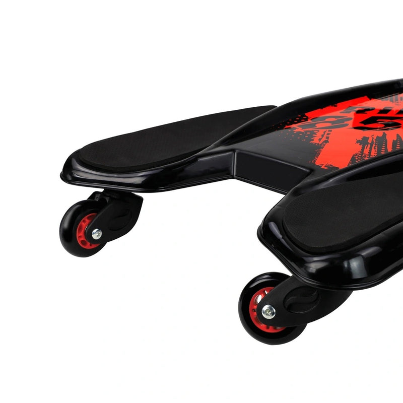 Drift Board with Easy Pull Hand Brake and 360° Caster Wheels